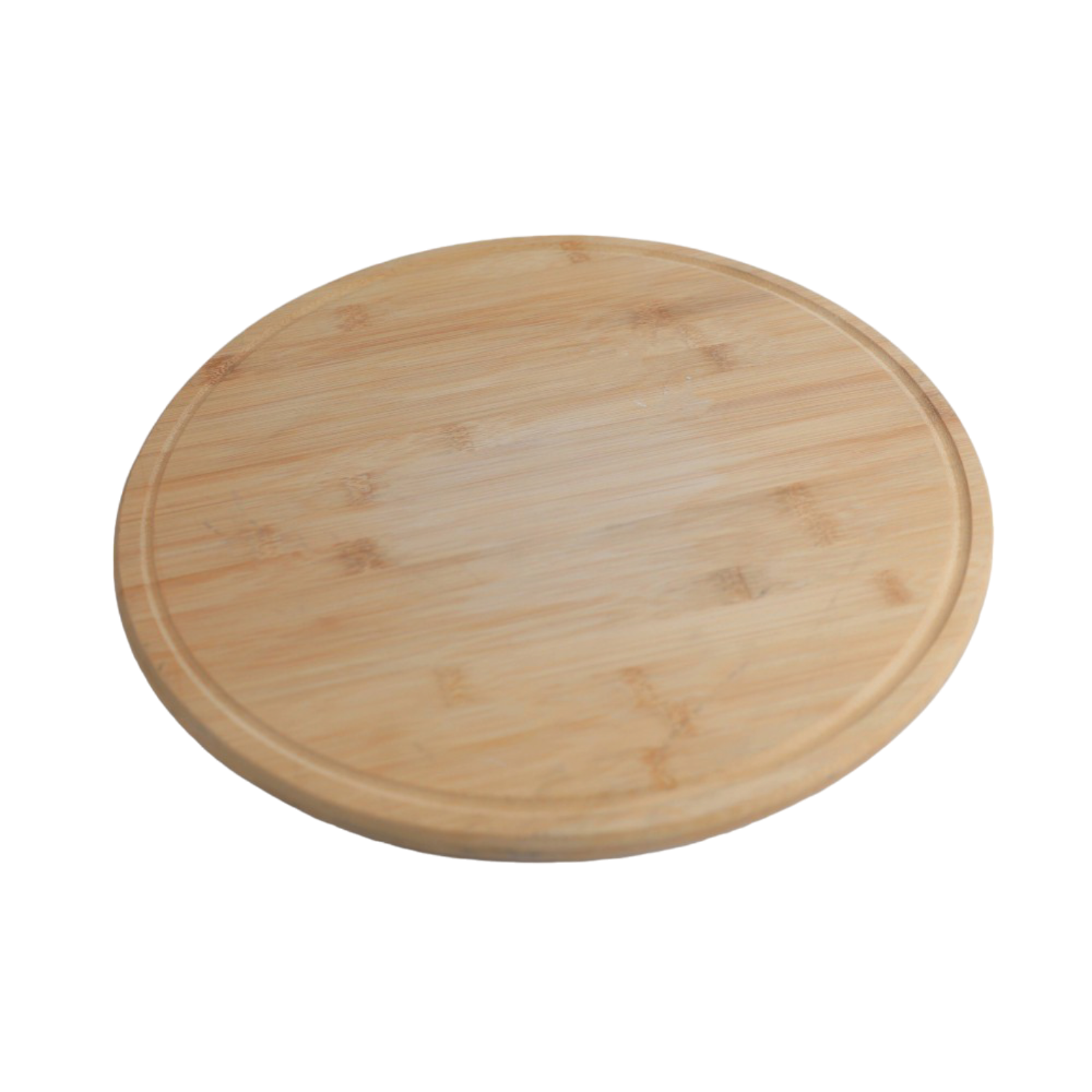 בוצ’ר עץ עגול  עם חריטה