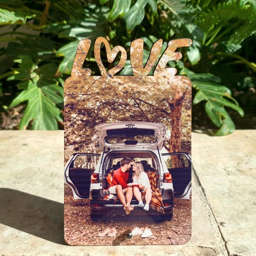 בלוק עץ עם הקדשה